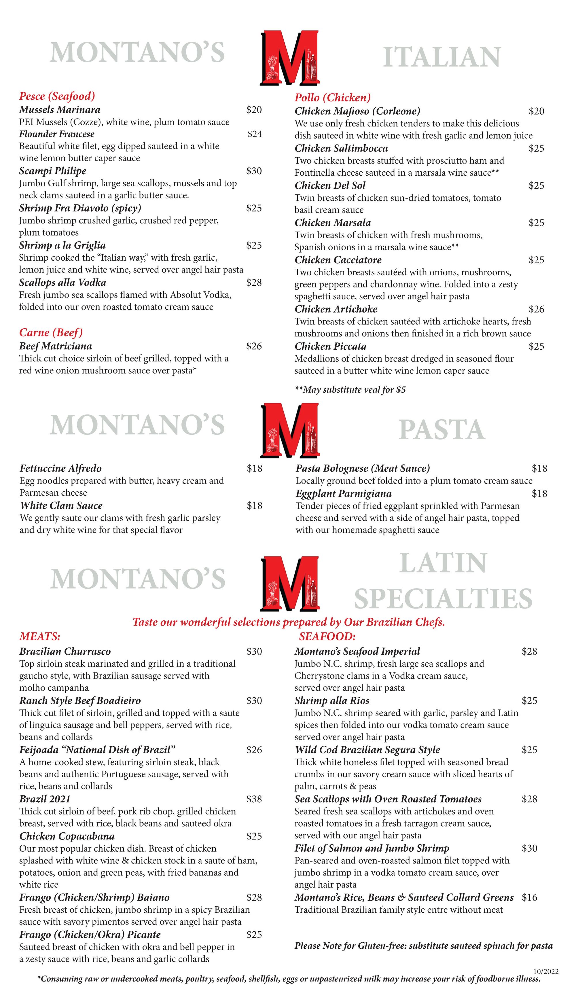 Montano's International & Gourmet Restaurant